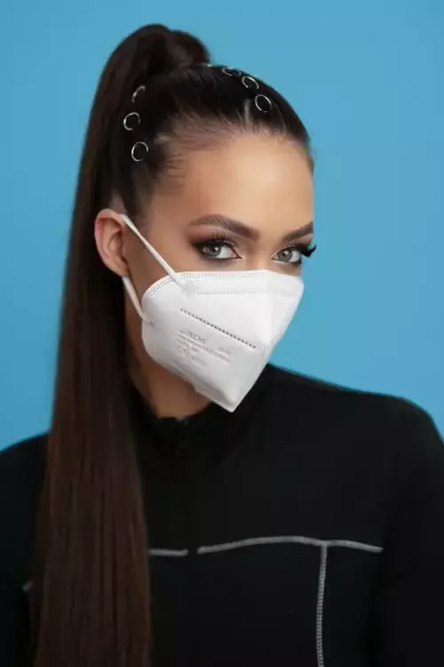 Jiada arcmaszk FFP2 fehér szelep nélkül CE 0370 20x