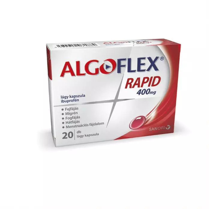 Algoflex Rapid 400 mg lágy kapszula 20x Algoflex Rapid 400 mg lágy kapszula 20x