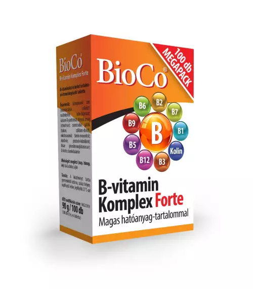 BioCo B-vitamin komplex forte tabletta 100x
