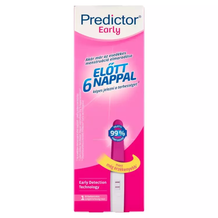 Predictor Early terhességi teszt otthoni 1x Predictor Early terhességi teszt otthoni 1x
