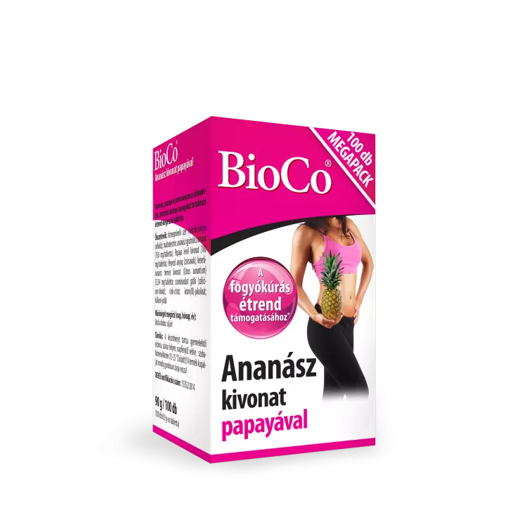 BioCo Ananász papayával tabletta 100x BioCo Ananász papayával tabletta 100x
