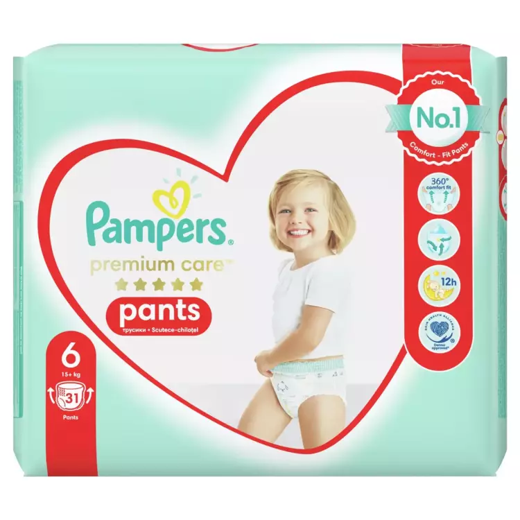 Pampers Premium Care Pants 6-os 15+ kg 31x Pampers Premium Care Pants 6-os 15+ kg 31x