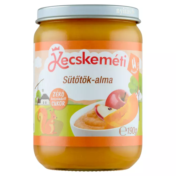 Kecskeméti sütőtök-alma 190g Kecskeméti sütőtök-alma 190g