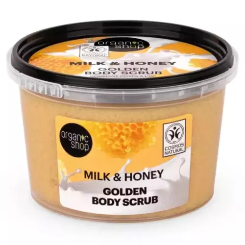 Organic Shop Golden testradír tejjel és mézzel 250ml