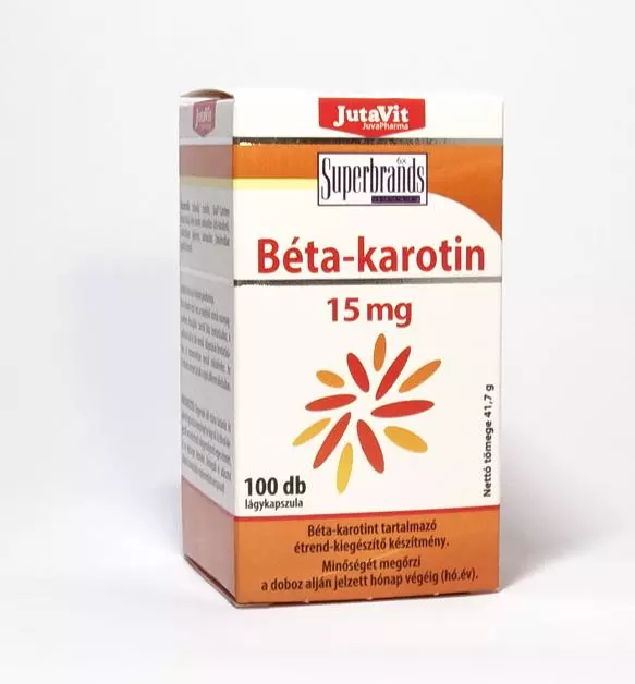 JutaVit Béta-karotin 15 mg kapszula 100x JutaVit Béta-karotin 15 mg kapszula 100x