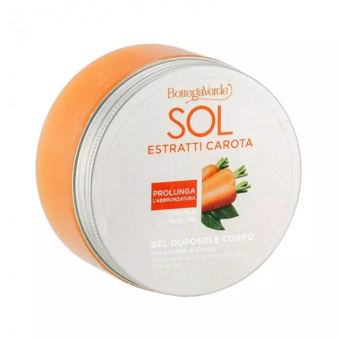BottegaVerde Sol Estratti Carota nap.utáni testgél 150ml BottegaVerde Sol Estratti Carota nap.utáni testgél 150ml