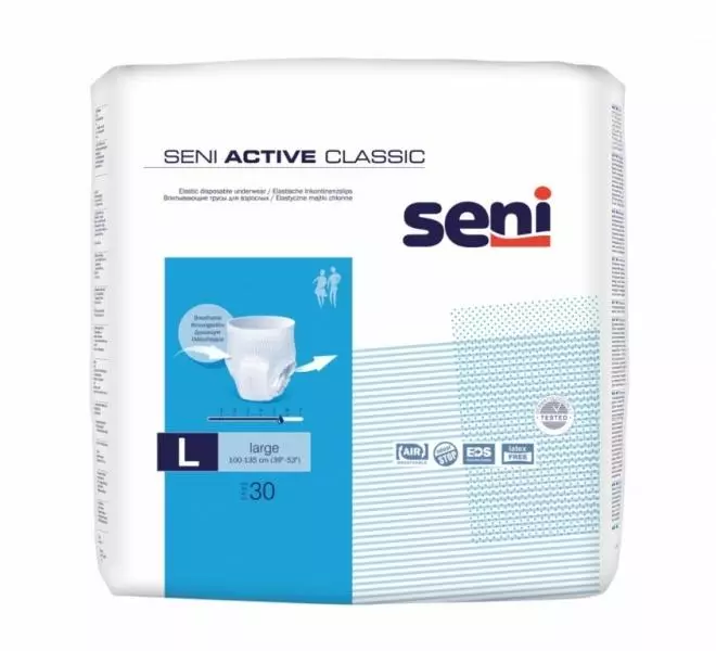 Seni Active Classic L nadrágpelenka (1513 ml) 30x Seni Active Classic L nadrágpelenka (1513 ml) 30x