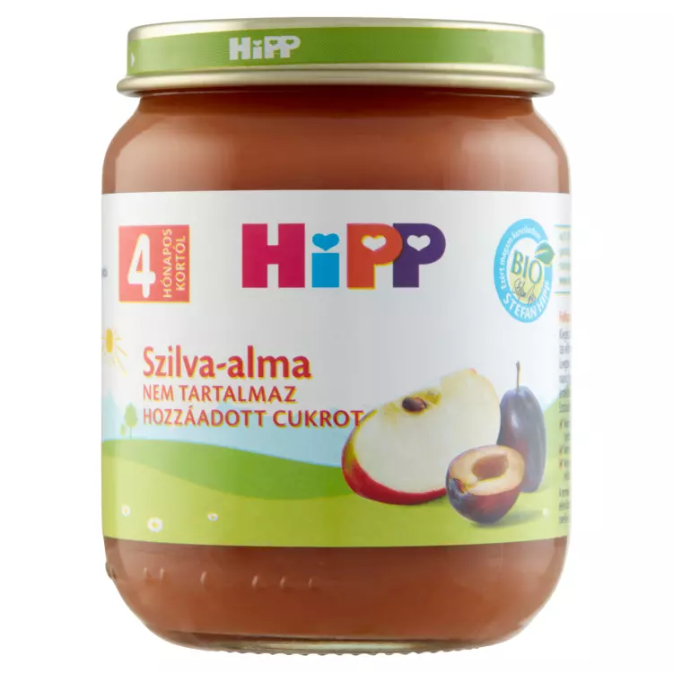 HiPP BIO szilva-alma 4.hó 125g HiPP BIO szilva-alma 4.hó 125g