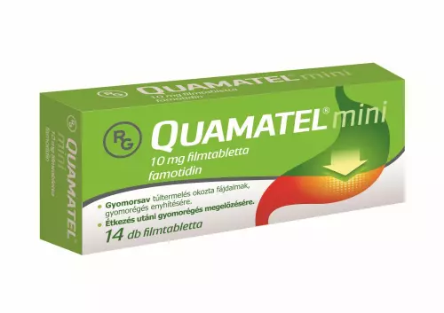 Quamatel Mini 10 mg filmtabletta 14x