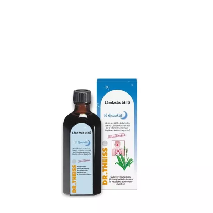 Dr. Theiss Jó éjszakát lándzsás útifű szirup 250ml Dr. Theiss Jó éjszakát lándzsás útifű szirup 250ml