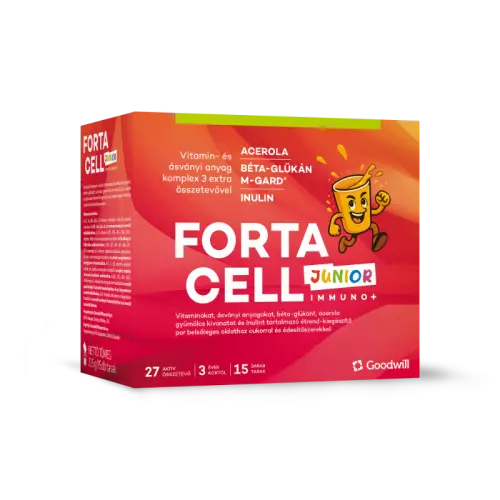 Fortacell Immuno+ Junior étrendkieg. por oldathoz 15x5g