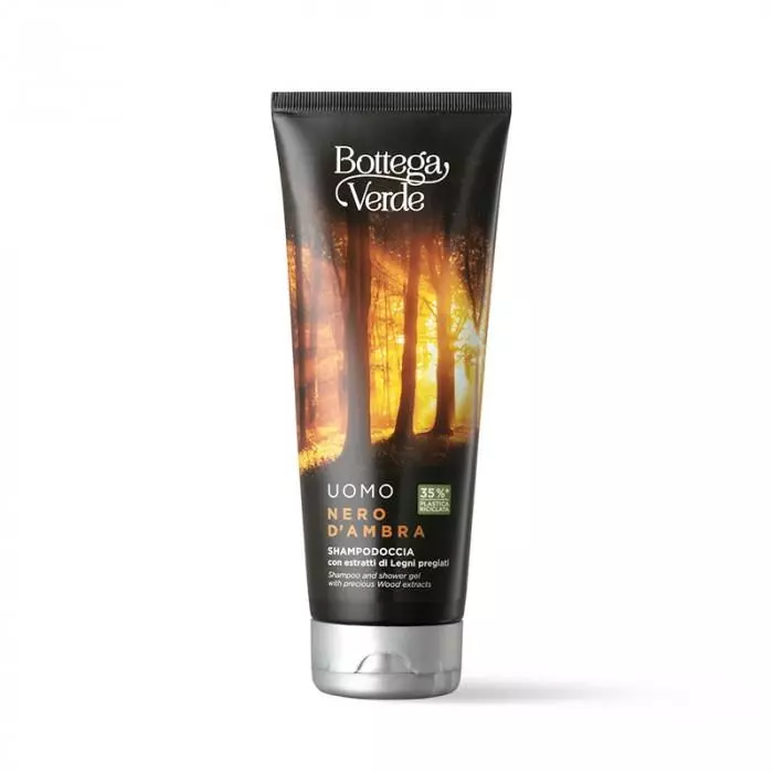 Bottega Verde Nero D'Ambra sampon és tusfürdő 200ml Bottega Verde Nero D'Ambra sampon és tusfürdő 200ml
