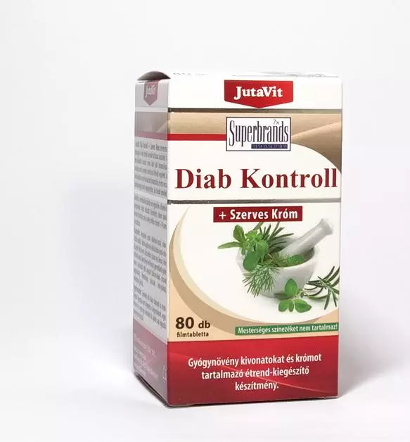 JutaVit Diab Kontroll tabletta 80x JutaVit Diab Kontroll tabletta 80x