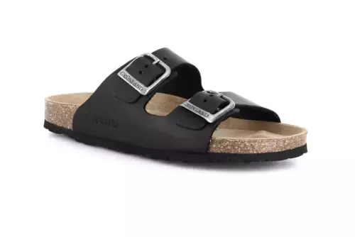 Grünland Sara papucs fekete 2 csatos pár