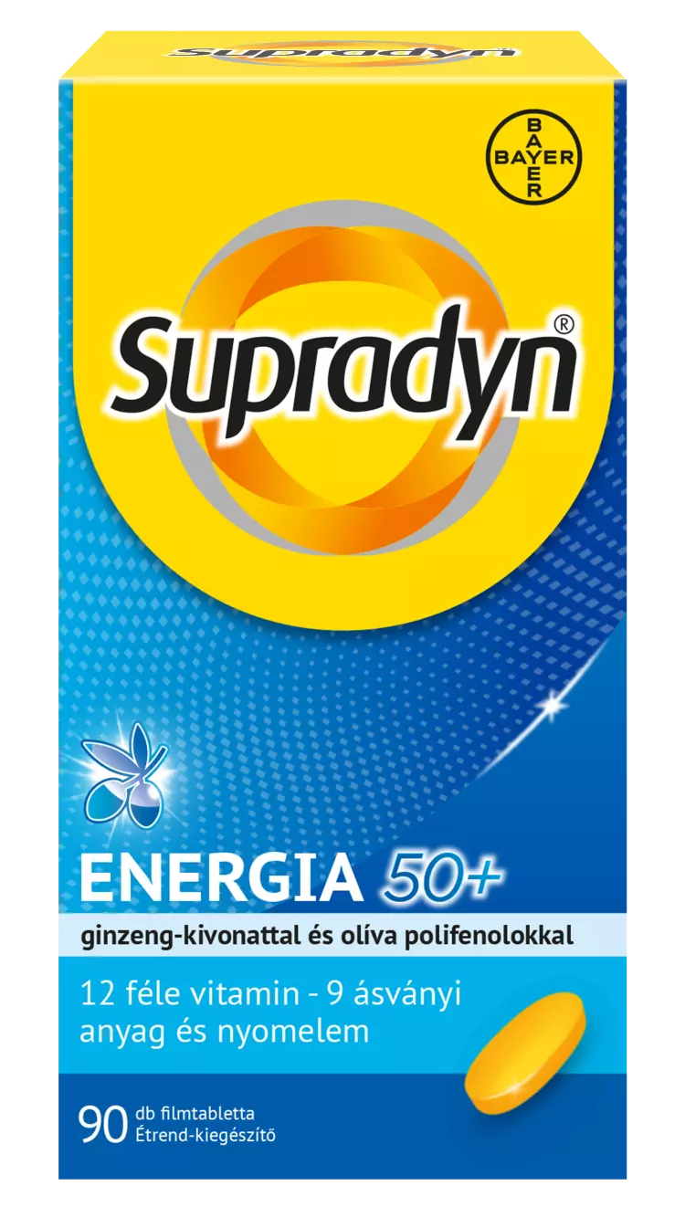 Supradyn Energia 50+ filmtabletta 90x Supradyn Energia 50+ filmtabletta 90x