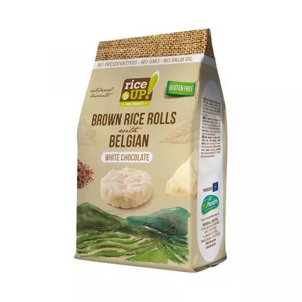 Rice Up snack fehércsokis 50g Rice Up snack fehércsokis 50g