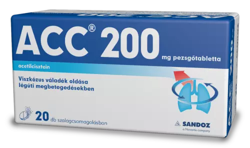 ACC 200 mg pezsgőtabletta tasakban 20x