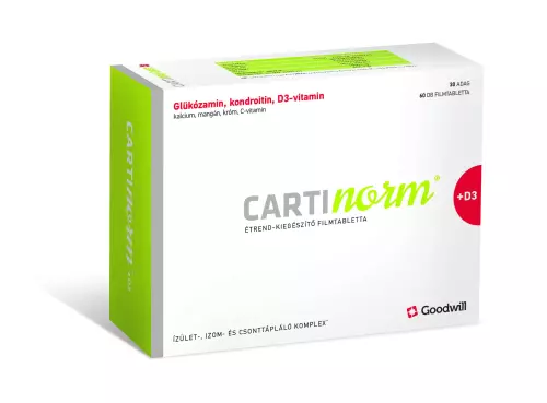 Cartinorm+ D3 étrendkiegészítő filmtabletta 60x