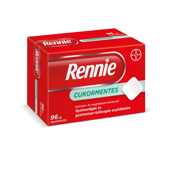 Rennie cukormentes rágótabletta 96x Rennie cukormentes rágótabletta 96x