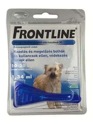 Frontline spot on M (10-20kg) kutya A.U.V. 1x Frontline spot on M (10-20kg) kutya A.U.V. 1x