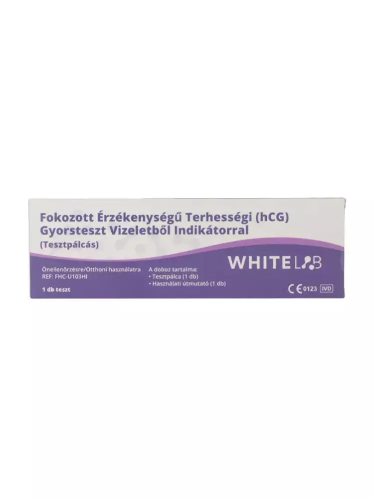 Whitelab terhességi teszt fokozott érzékenységű 1x Whitelab terhességi teszt fokozott érzékenységű 1x