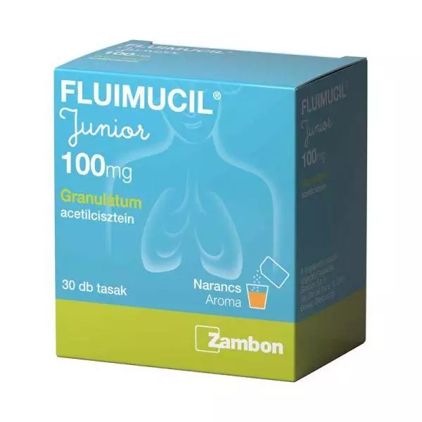 Fluimucil Junior 100 mg granulátum 30x1g Fluimucil Junior 100 mg granulátum 30x1g