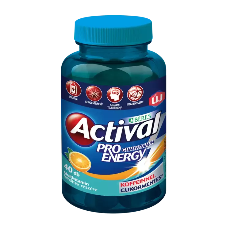 Actival Pro Energy gumivitamin gumitabl. narancs 40x Actival Pro Energy gumivitamin gumitabl. narancs 40x