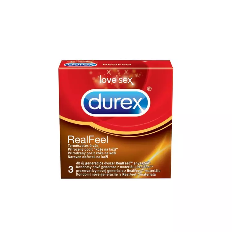 Durex óvszer Real Feel 3x Durex óvszer Real Feel 3x