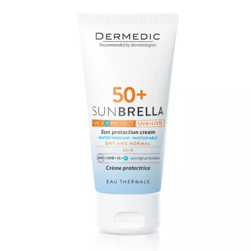 Dermedic Sunbrella Fényvédő arckrém SPF 50+ száraz és normál bőrre ﻿50ml