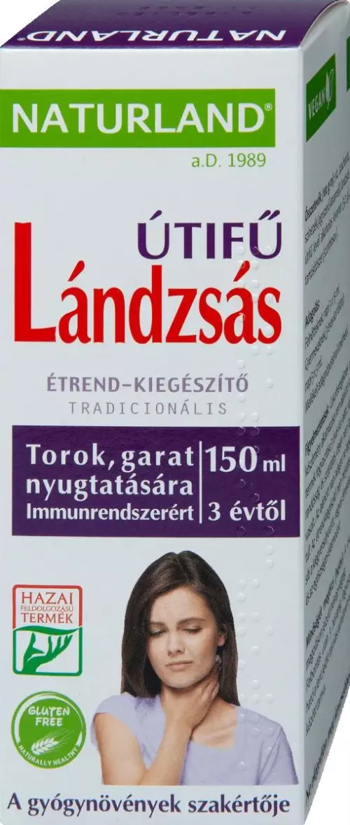 Naturland Lándzsás útifű szirup 150ml