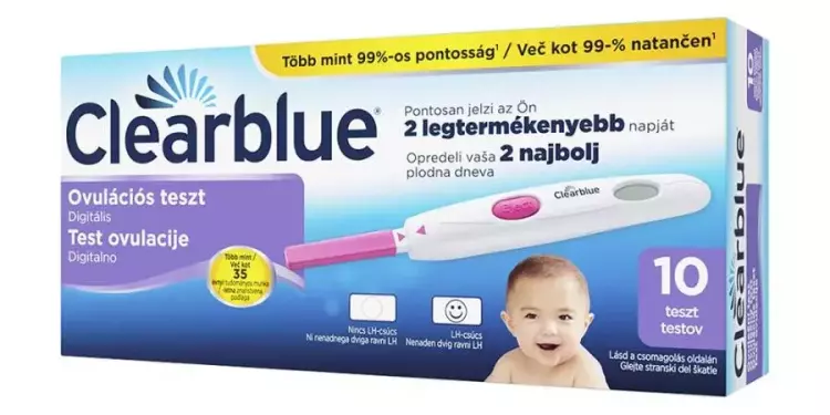 Clearblue Digitális ovulációs teszt 10x Clearblue Digitális ovulációs teszt 10x