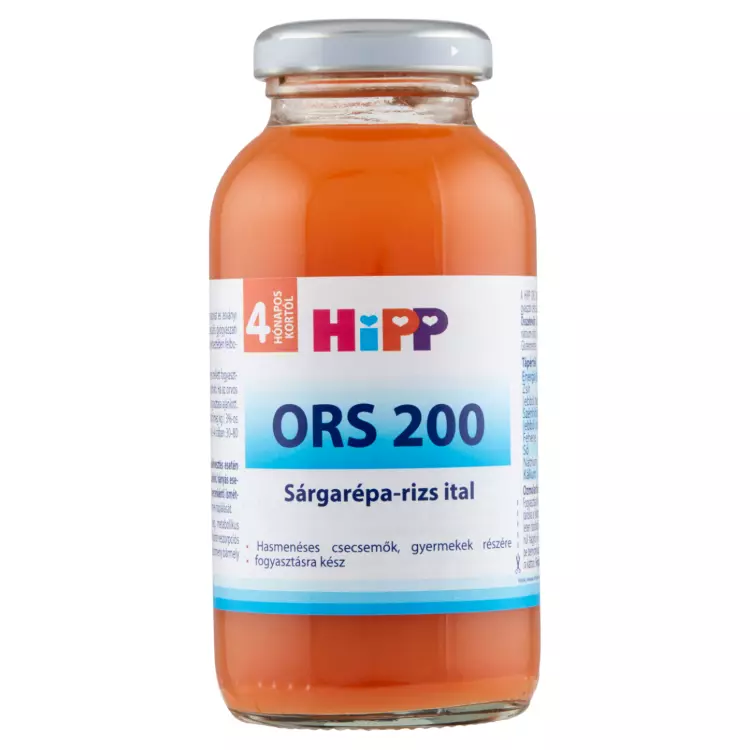 HiPP ORS 200 sárgarépa rizs ital 200ml