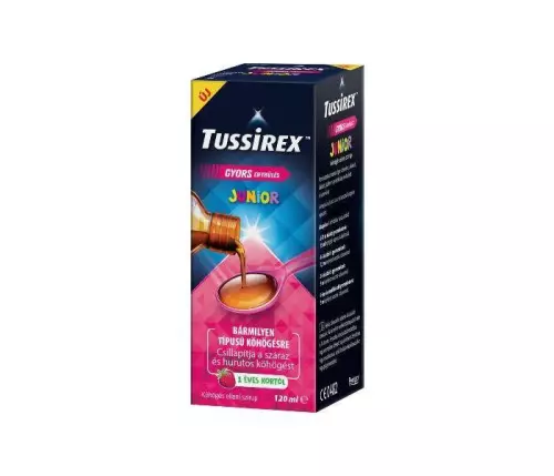 Tussirex Junior szirup köhögésre 120ml