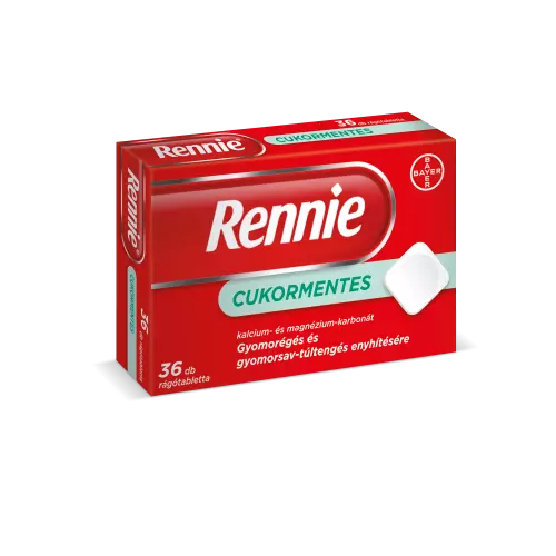 Rennie cukormentes rágótabletta 36x