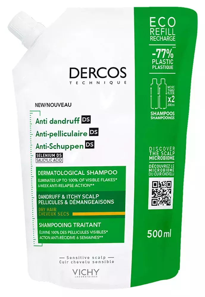 Vichy Dercos sampon korpásodás ell. száraz utánt. 500ml Vichy Dercos sampon korpásodás ell. száraz utánt. 500ml