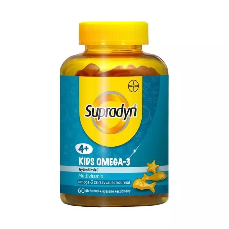 Supradyn Kids omega-3 multivitamin gumicukor 60x Supradyn Kids omega-3 multivitamin gumicukor 60x