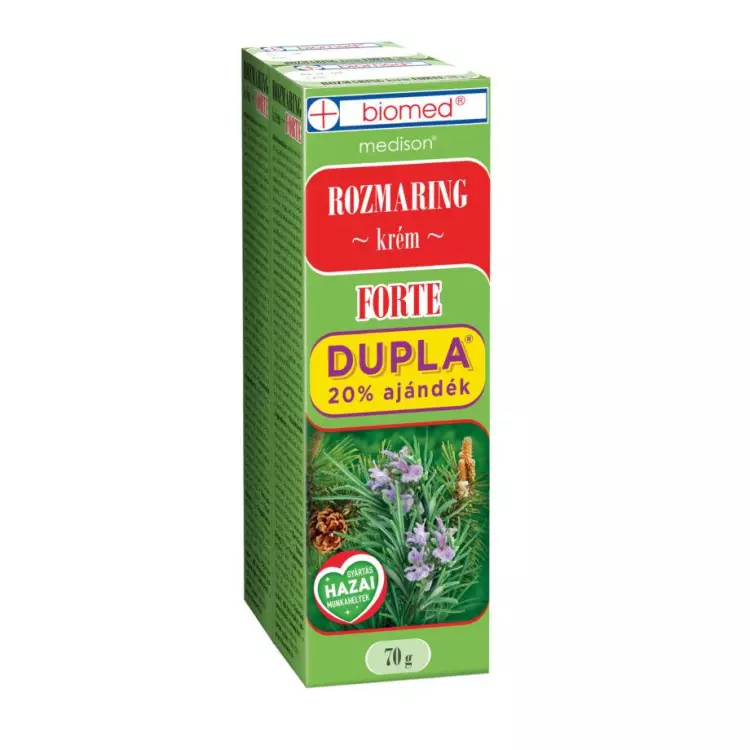 Biomed Rozmaring krém Forte Dupla 2x70g Biomed Rozmaring krém Forte Dupla 2x70g