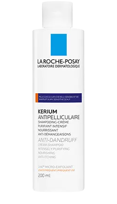 La Roche-Posay Kerium krémsampon száraz korpás hajra 200ml