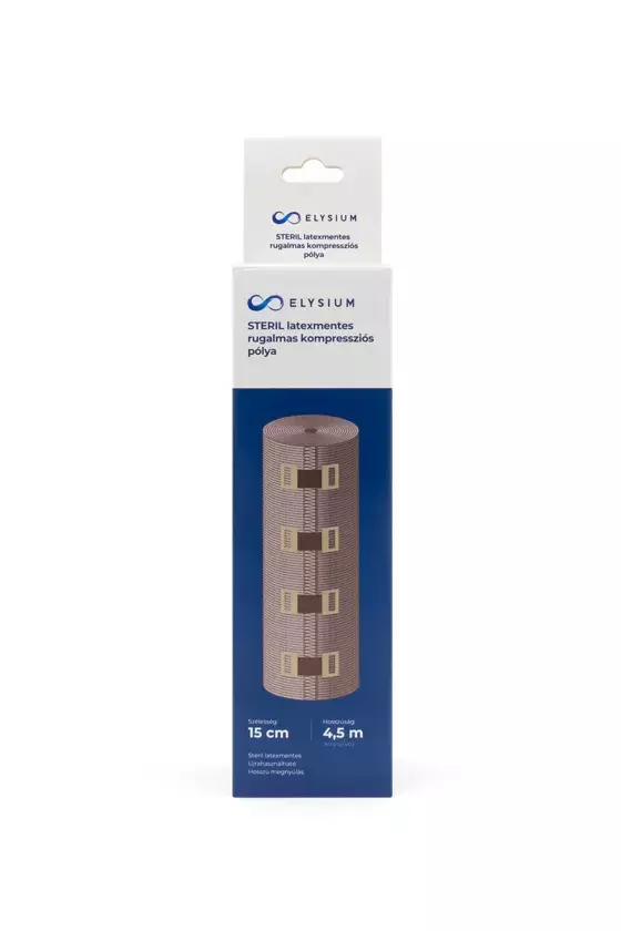 Elysium rugalmas kompressziós pólya 15 cm x 4,5 m 1x Elysium rugalmas kompressziós pólya 15 cm x 4,5 m 1x