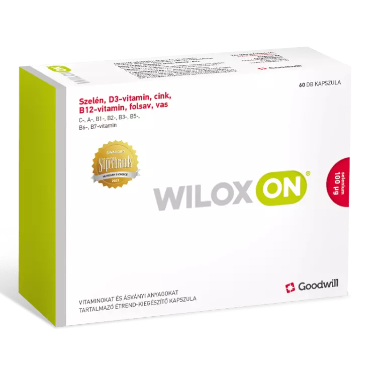 Wiloxon étrendkiegészítő kapszula 60x Wiloxon étrendkiegészítő kapszula 60x
