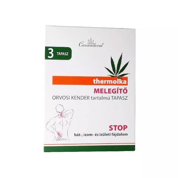 Cannaderm Thermolka melegítő tapasz 3x Cannaderm Thermolka melegítő tapasz 3x