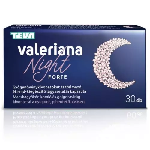 Valeriana Night Forte lágyzselatin kapszula 30x