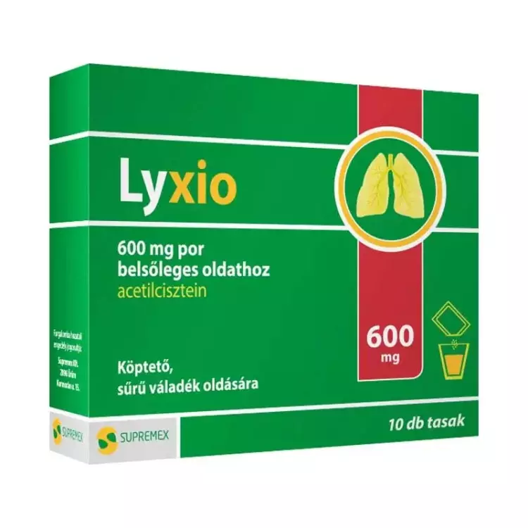 Lyxio 600 mg por belsőleges oldathoz 10x Lyxio 600 mg por belsőleges oldathoz 10x