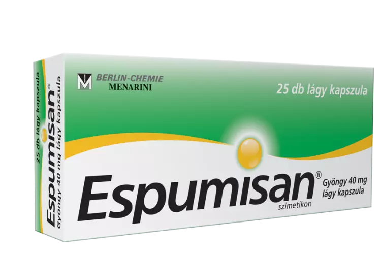 Espumisan Gyöngy 40 mg lágy kapszula 25x Espumisan Gyöngy 40 mg lágy kapszula 25x