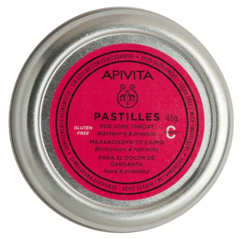 APIVITA Torokpasztilla Szeder 45g