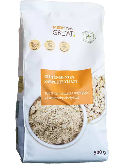 MEDhUSA Gluténmentes Zabpehelyliszt 500g