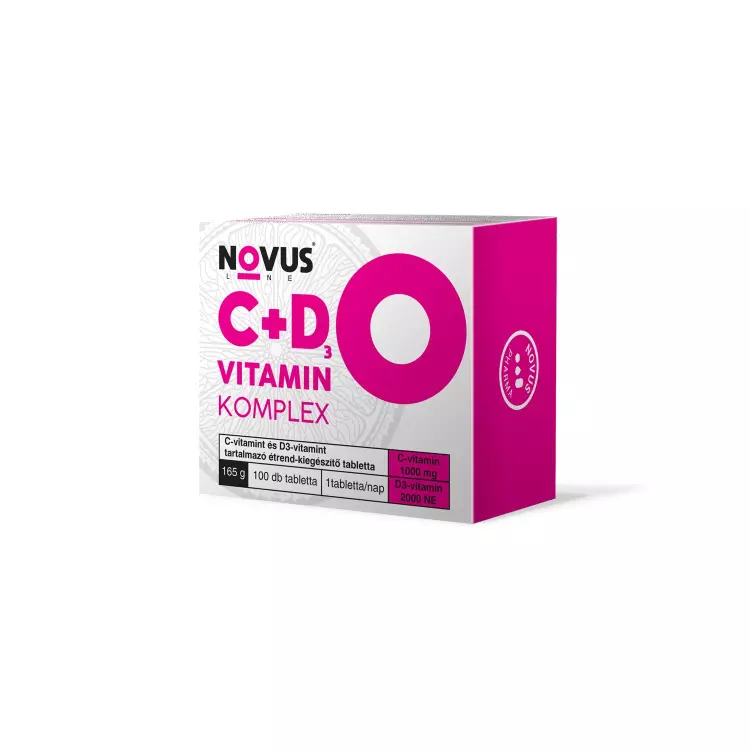 Novus Line Komplex C+ D3-vitamin tabletta 100x Novus Line Komplex C+ D3-vitamin tabletta 100x