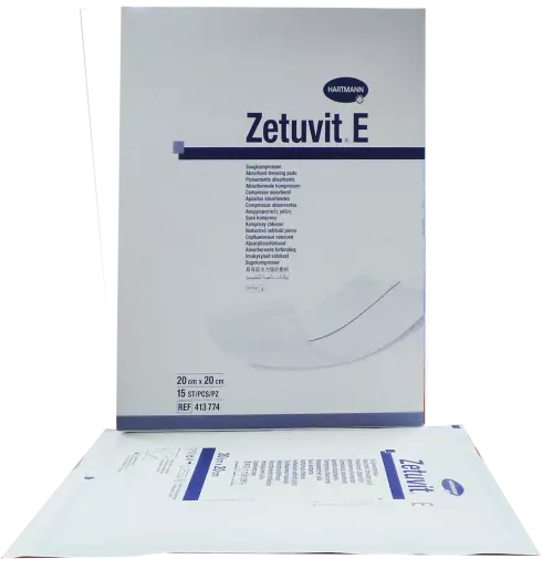 Zetuvit E sebpárna steril 20  x20 cm 15x