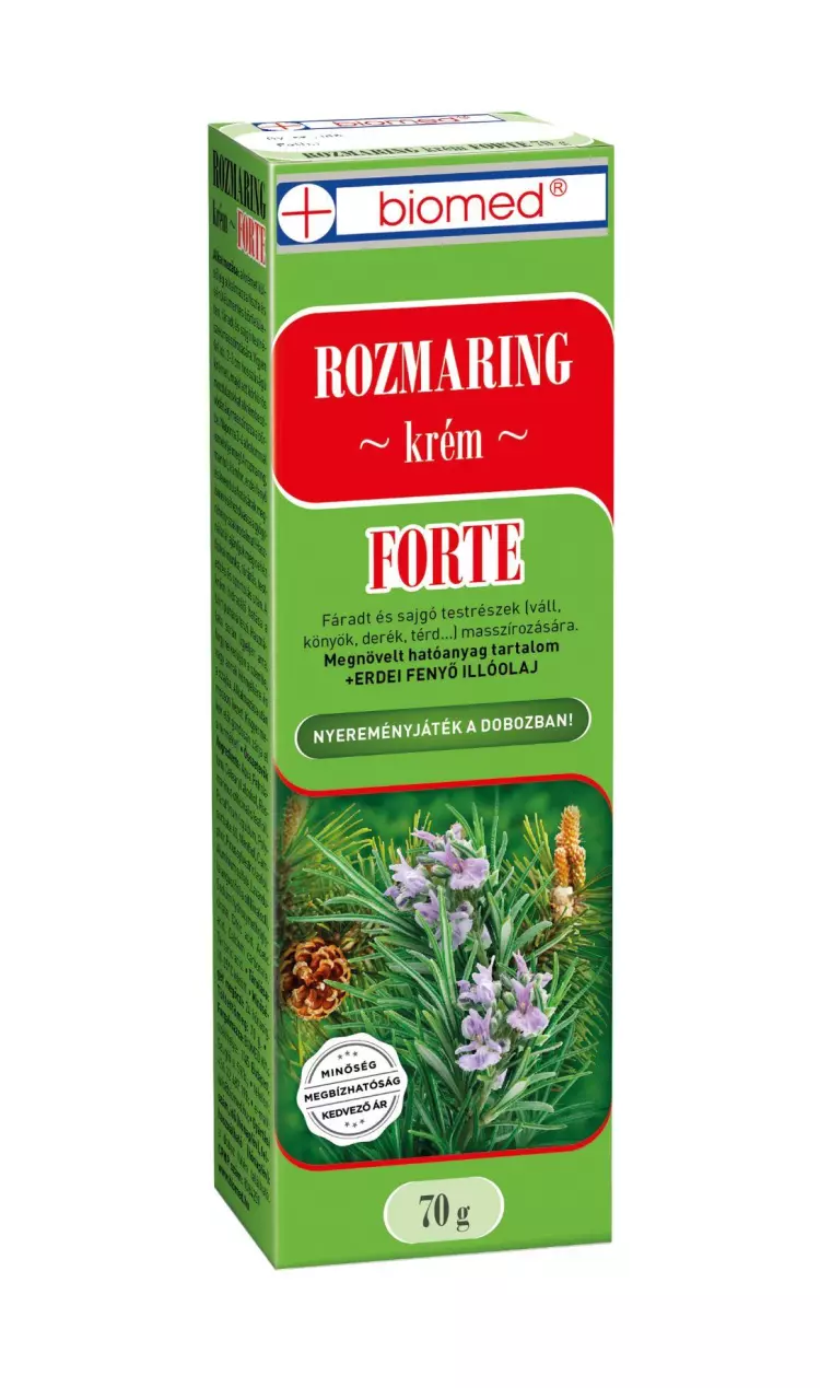 Biomed Rozmaring krém Forte 70g Biomed Rozmaring krém Forte 70g