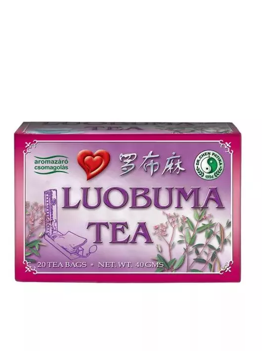 Dr.Chen Luobuma vérnyomáscsökkentő tea 20x2g Dr.Chen Luobuma vérnyomáscsökkentő tea 20x2g